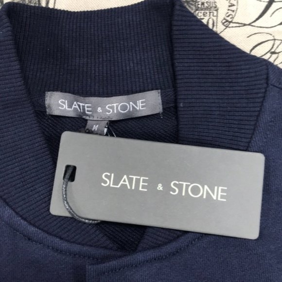 Slate & Stone Desmond Knit Bomber Jacket - Picture 6 of 8